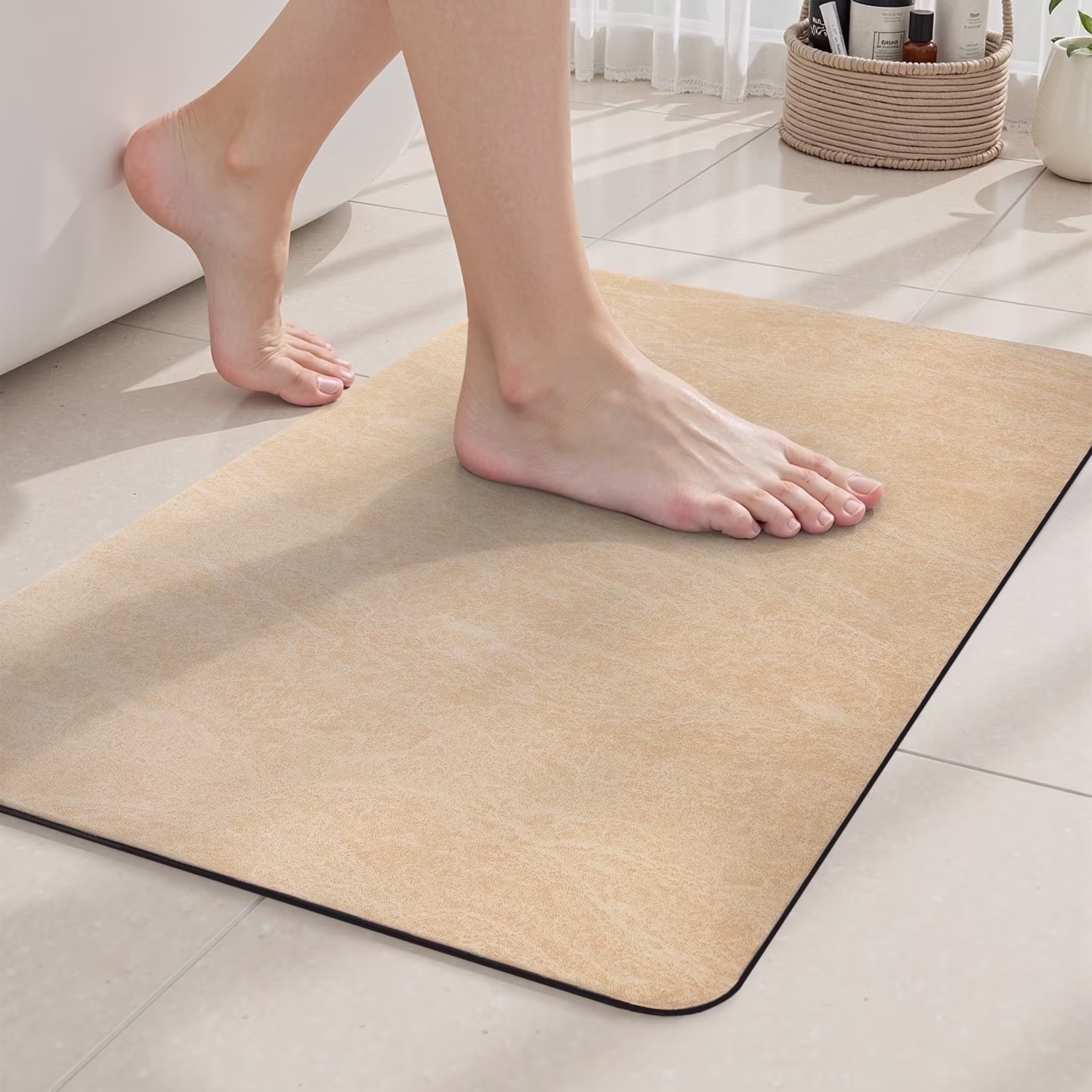 VUNATE Bathroom Rugs Non Slip Bath Mat Super Absorbent