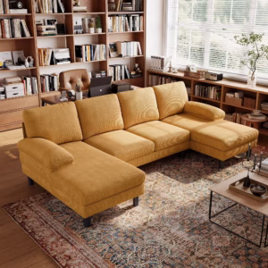 Linsy Home Sectional Sofa for Living Room, U-Shaped Sofa