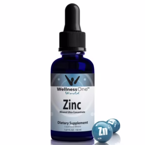 Wellness One Liquid Zinc Drops - Ionic Zinc Sulfate Liquid Formula